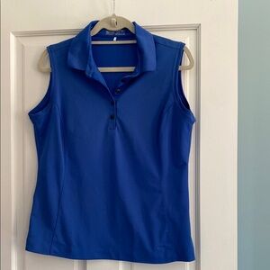 Women’s sleeveless golf shirt